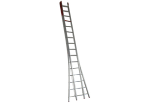 Aluminium ladder 2x16 treden