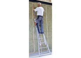 Aluminium ladder 2x 8 treden