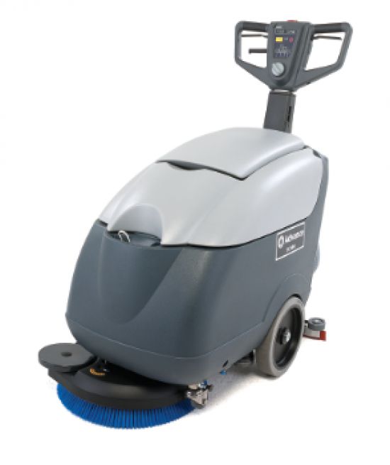 Scrubbing and suction machine