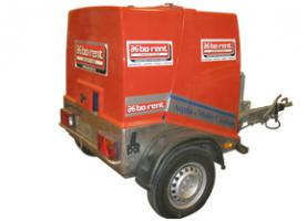 High-pressure cleaner on trailer, max. 350 bar